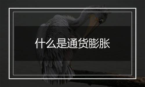 什么是通货膨胀