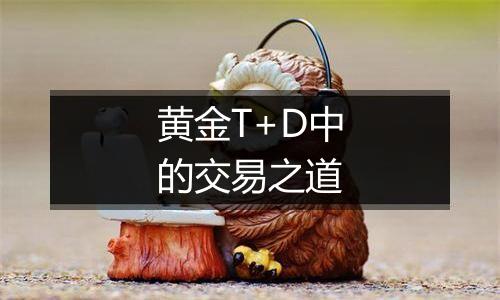 黄金T+D中的交易之道