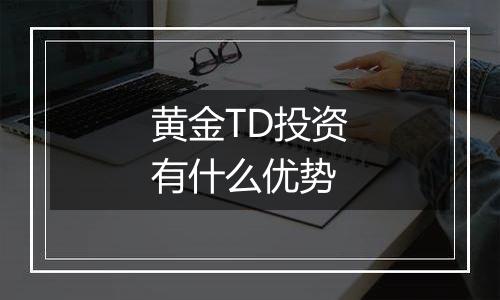 黄金TD投资有什么优势