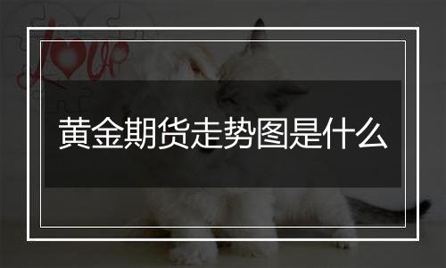 黄金期货走势图是什么