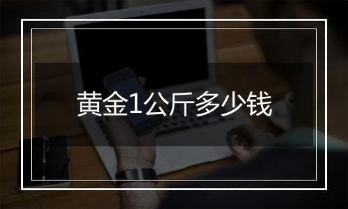 黄金1公斤多少钱