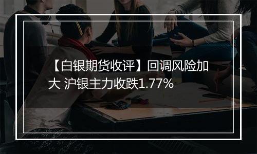 【白银期货收评】回调风险加大 沪银主力收跌1.77%