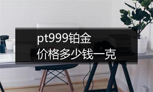 pt999铂金价格多少钱一克