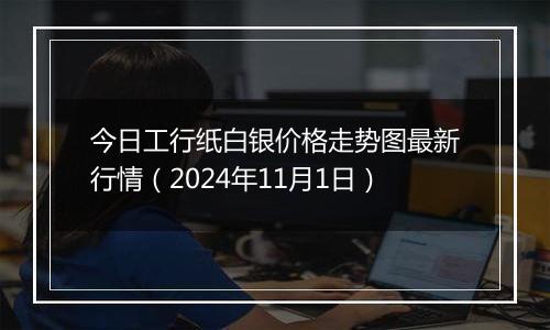 今日工行纸白银价格走势图最新行情（2024年11月1日）