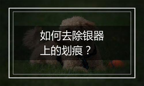 如何去除银器上的划痕？