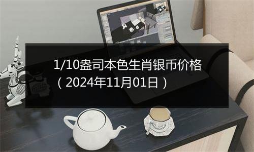 1/10盎司本色生肖银币价格（2024年11月01日）