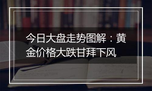 今日大盘走势图解：黄金价格大跌甘拜下风