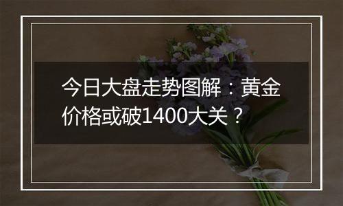 今日大盘走势图解：黄金价格或破1400大关？