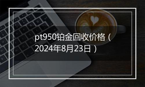 pt950铂金回收价格（2024年8月23日）