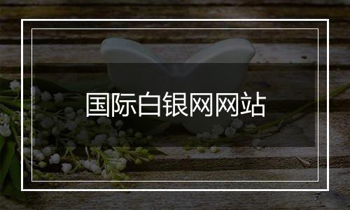 国际白银网网站