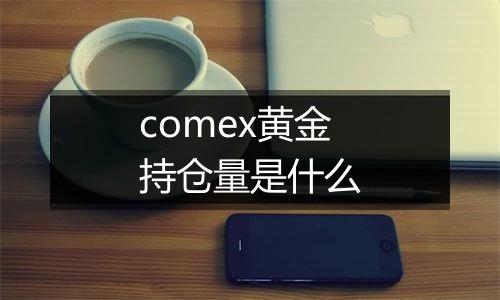 comex黄金持仓量是什么