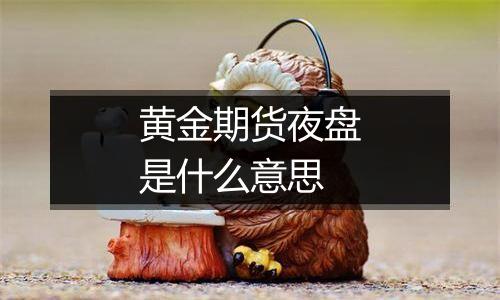 黄金期货夜盘是什么意思