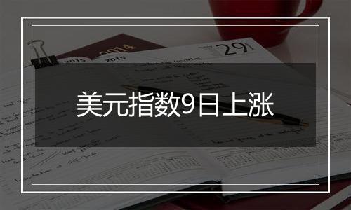 美元指数9日上涨