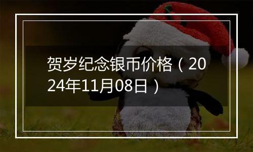 贺岁纪念银币价格（2024年11月08日）