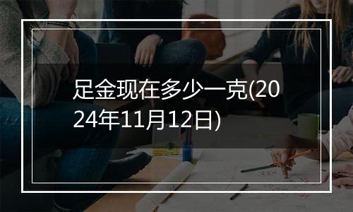 足金现在多少一克(2024年11月12日)