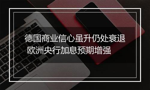 德国商业信心虽升仍处衰退 欧洲央行加息预期增强