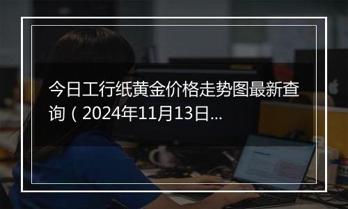 今日工行纸黄金价格走势图最新查询（2024年11月13日）