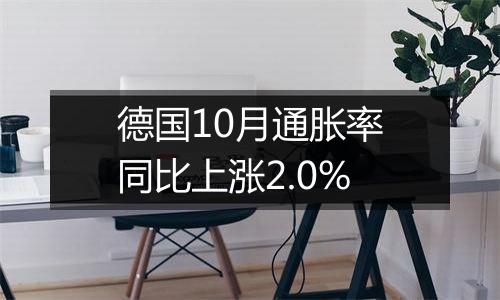 德国10月通胀率同比上涨2.0%