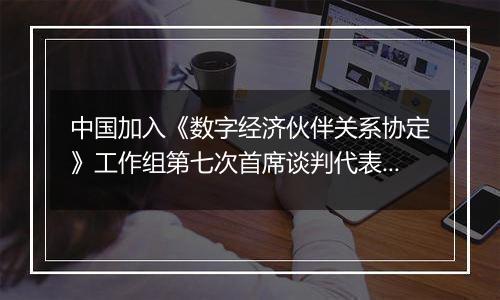 中国加入《数字经济伙伴关系协定》工作组第七次首席谈判代表会议在上海举行