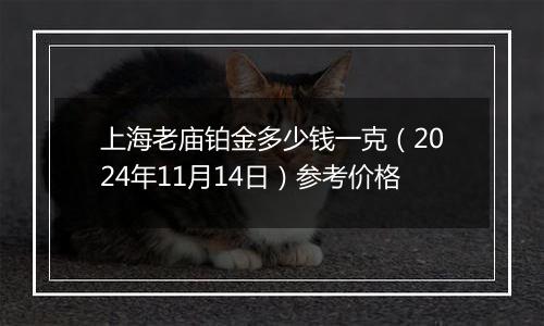 上海老庙铂金多少钱一克（2024年11月14日）参考价格