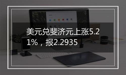 美元兑斐济元上涨5.21%，报2.2935