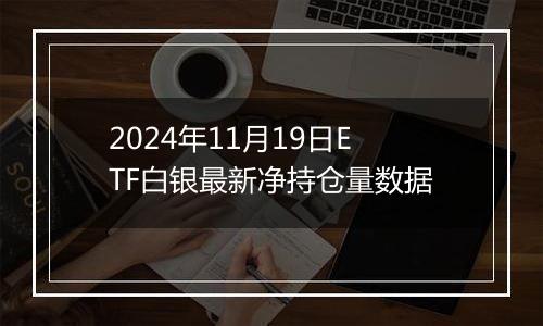 2024年11月19日ETF白银最新净持仓量数据