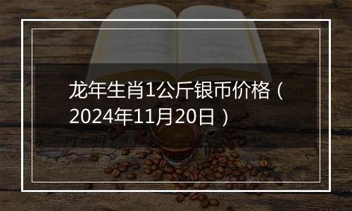 龙年生肖1公斤银币价格（2024年11月20日）