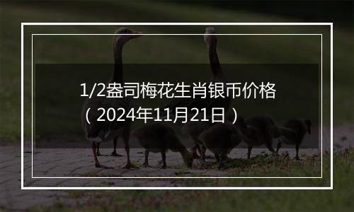 1/2盎司梅花生肖银币价格（2024年11月21日）