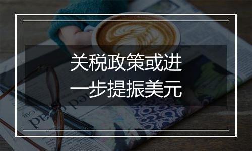 关税政策或进一步提振美元