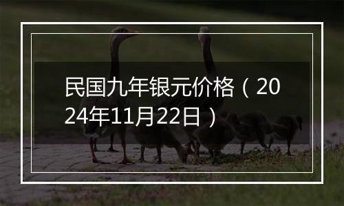 民国九年银元价格（2024年11月22日）