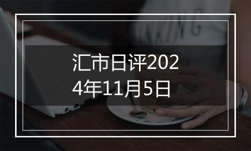 汇市日评2024年11月5日