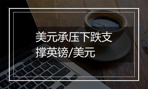 美元承压下跌支撑英镑/美元