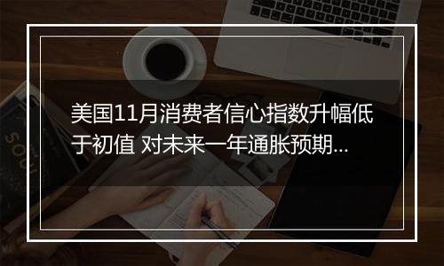 美国11月消费者信心指数升幅低于初值 对未来一年通胀预期下降