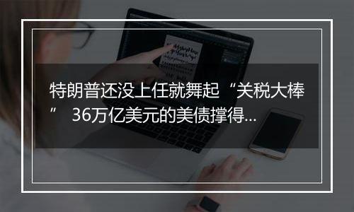 特朗普还没上任就舞起“关税大棒” 36万亿美元的美债撑得住吗？