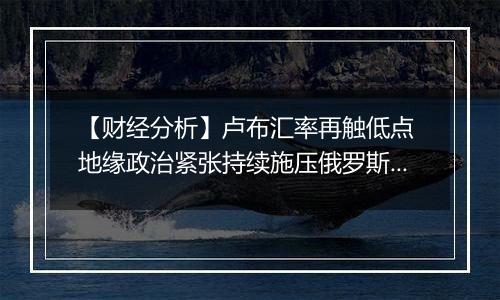 【财经分析】卢布汇率再触低点 地缘政治紧张持续施压俄罗斯货币