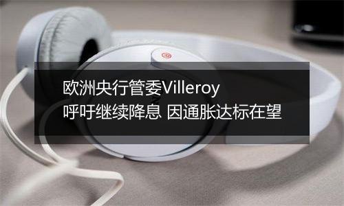 欧洲央行管委Villeroy呼吁继续降息 因通胀达标在望