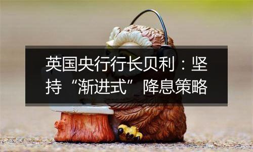 英国央行行长贝利：坚持“渐进式”降息策略