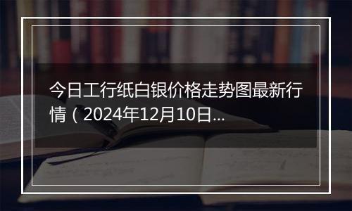 今日工行纸白银价格走势图最新行情（2024年12月10日）