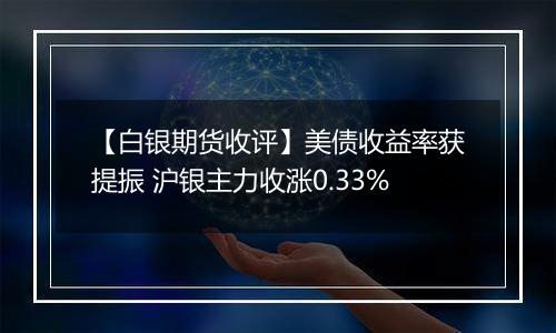 【白银期货收评】美债收益率获提振 沪银主力收涨0.33%