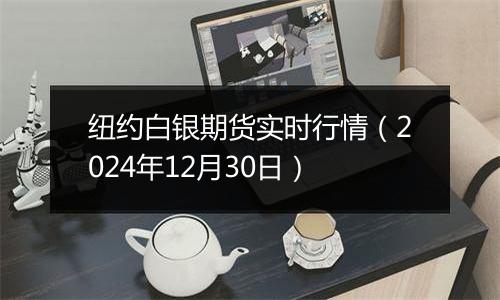 纽约白银期货实时行情（2024年12月30日）