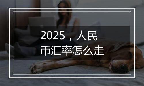 2025，人民币汇率怎么走